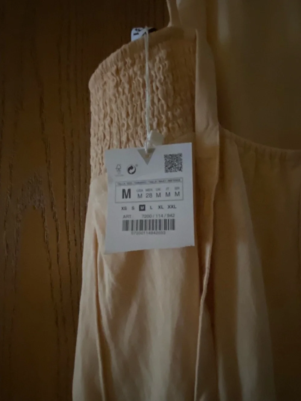 Zara Cream Maxi Slip Dress - Picture 4 of 4